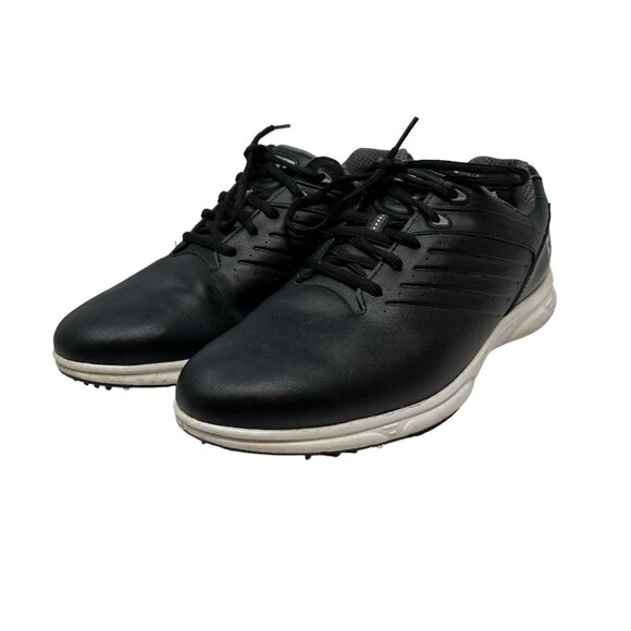 FootJoy Arc SL Golf Shoes Men's 9.5 Black Leather Spikeless Sofcollar FJ 59702 - Picture 1 of 10